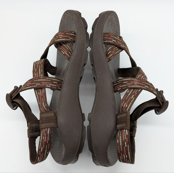 Chaco Z2 Vibram Unaweep Brown Strappy Hiking Sandal 8 - Picture 5 of 9